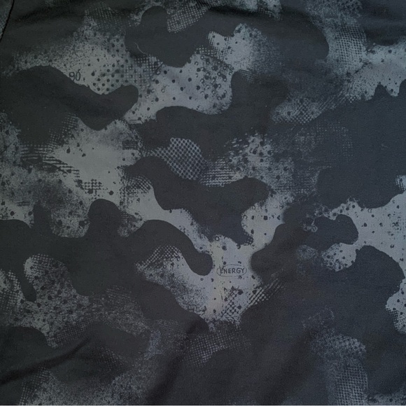 Adidas black grey gray camo print track jacket with pockets - Picture 2 of 14